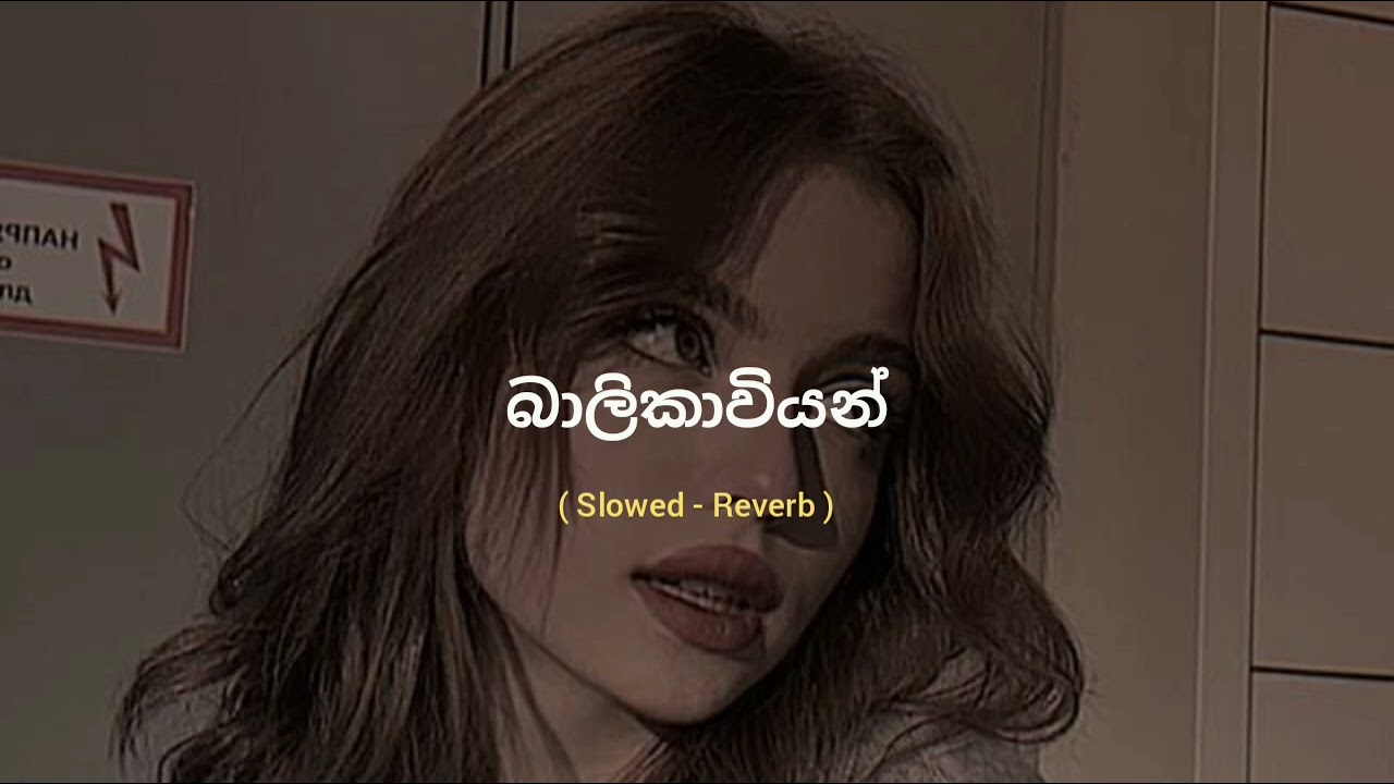 Balikaviyan | බාලිකාවියන් ( Slowed - Reverb ) ft.Janaka Wikramasinha.  