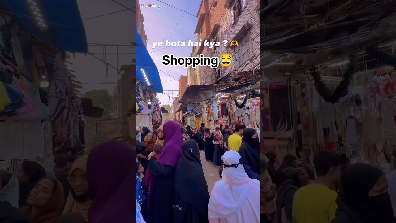 Muslim Ladies WhatsApp Status | Tag Your Love Wife🤣🫣 | Eid Ki Shopping | #Shorts