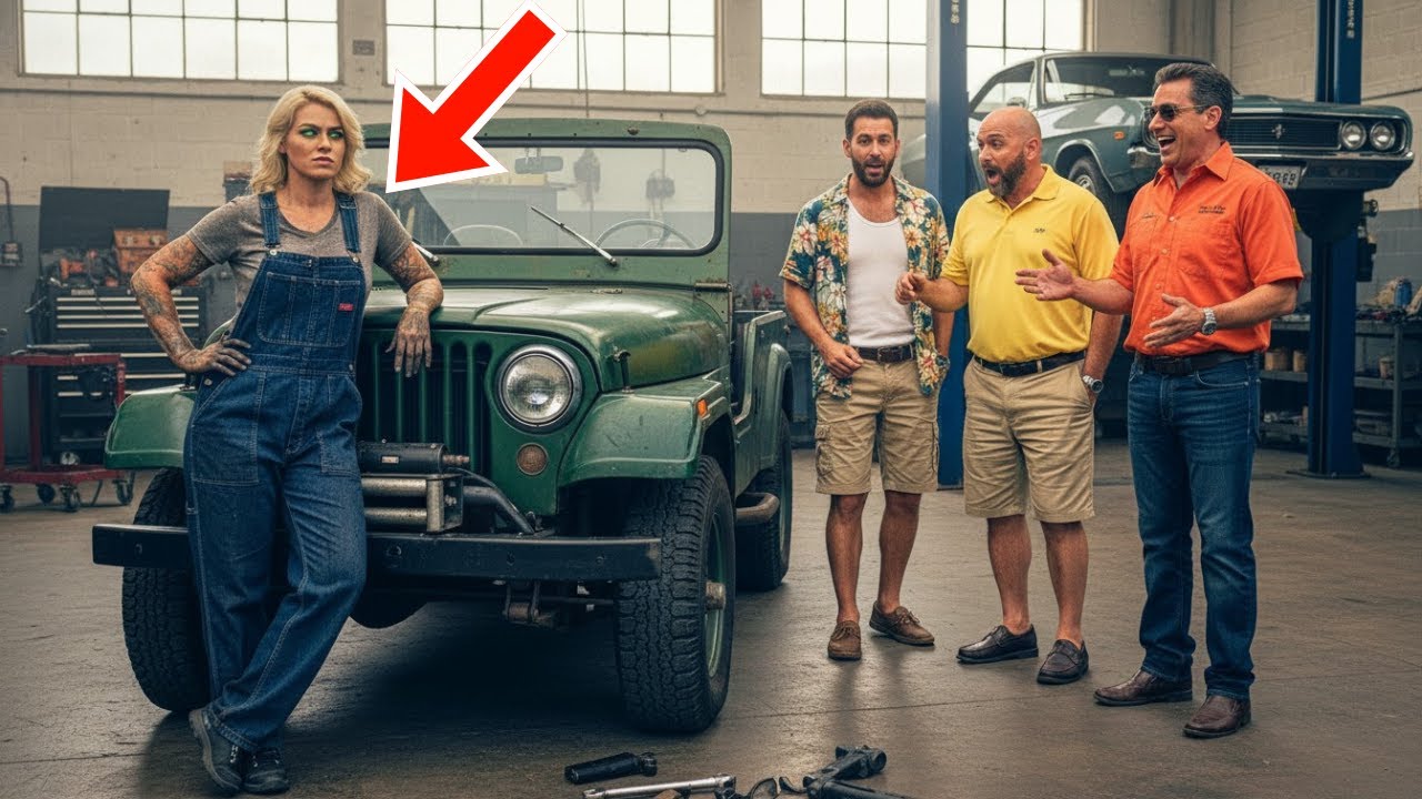 „Dieser alte Jeep ist doch völliger Schrott!“ — Sie verspotteten die Mechanikerin, bis sie zeigte