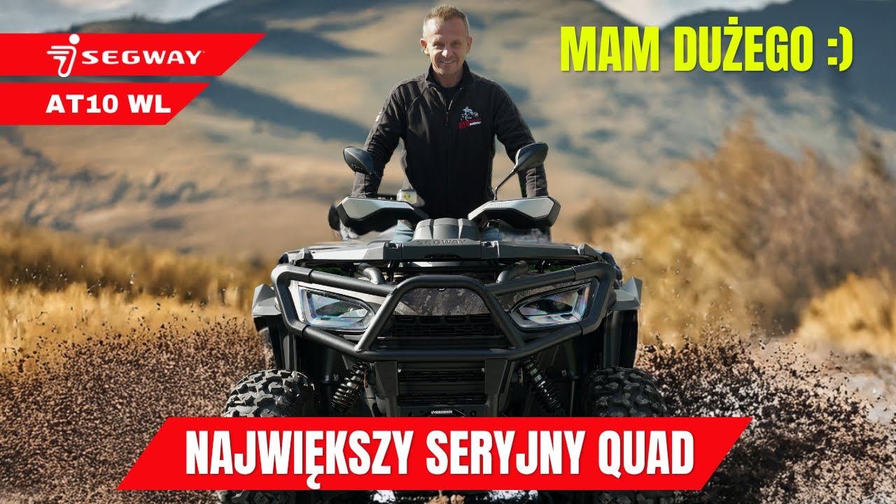 SEGWAY AT10 WL – prawdziwy GIGANT wśród quadów | 97km, CVTech, EPS | 2025
