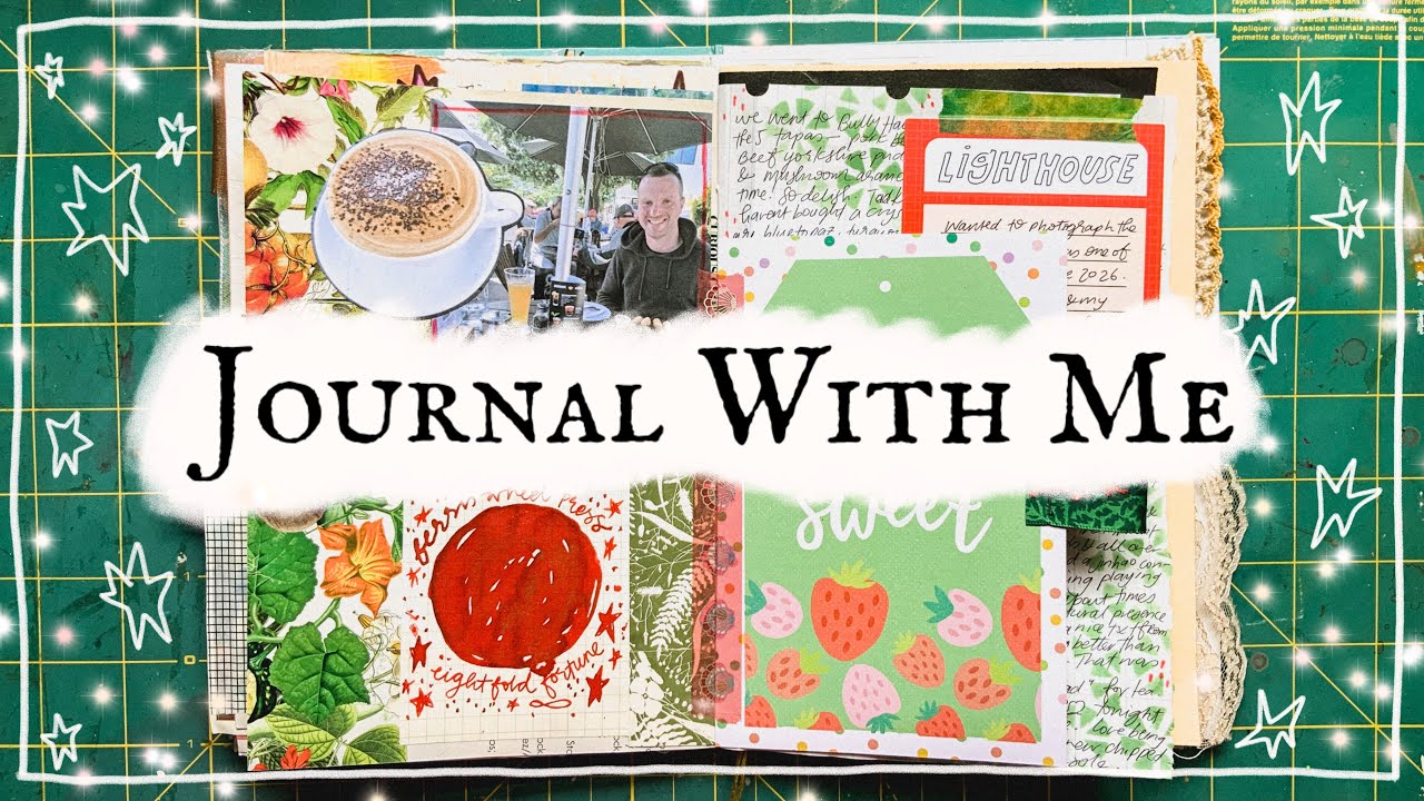 Journal With Me - Start to Finish Process of How I Put Together a Spread 