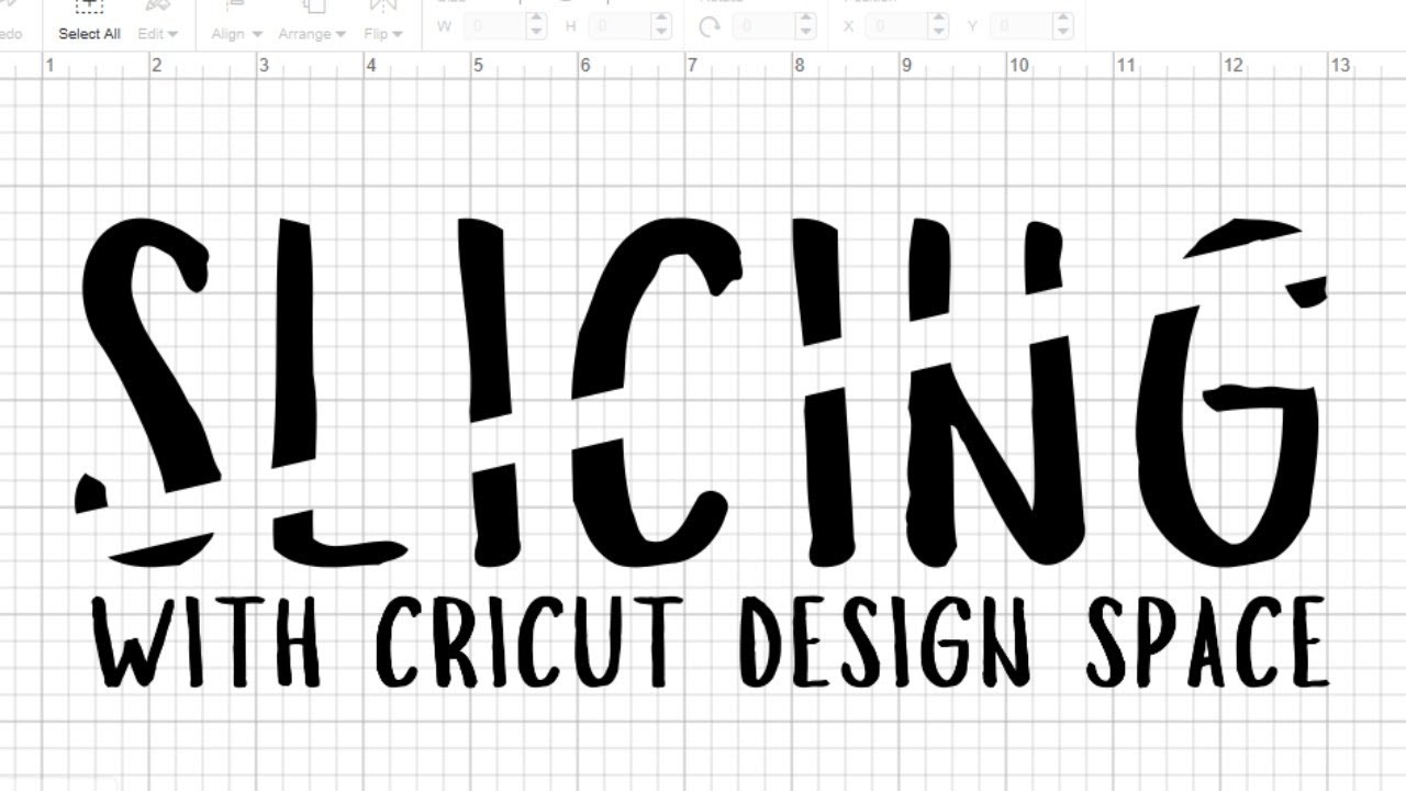 How to Slice in Cricut Design Space | Hey Crafty Hannah Sue