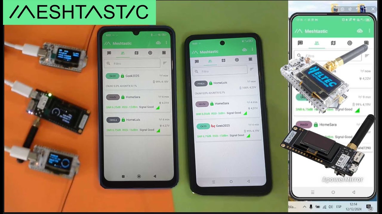 📡 Meshtastic: Configuración Total 🌟 Redes LoRa Mesh con Heltec & LilyGo ESP32 🌍