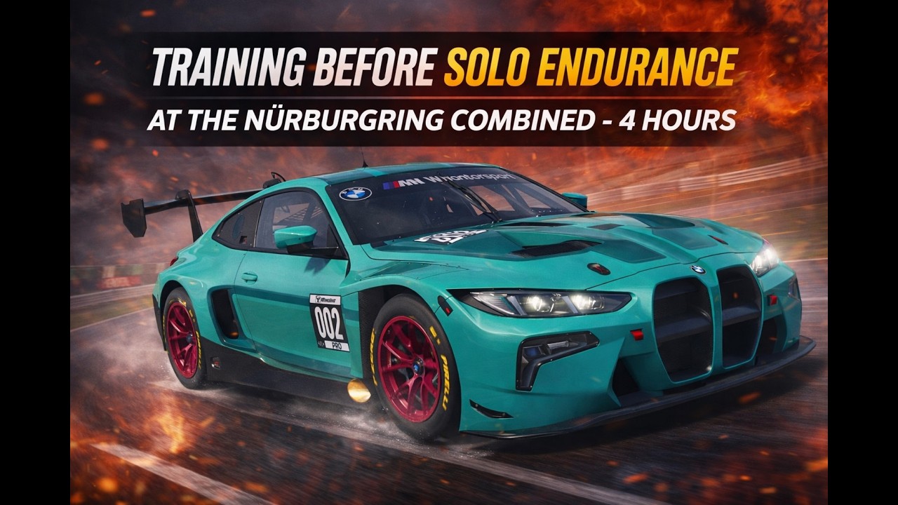 [UA] Тренування перед соло ендюренс Нюрбургрінг BMW M4 GT3 / тестую MOZA R9 V3 | iRacing