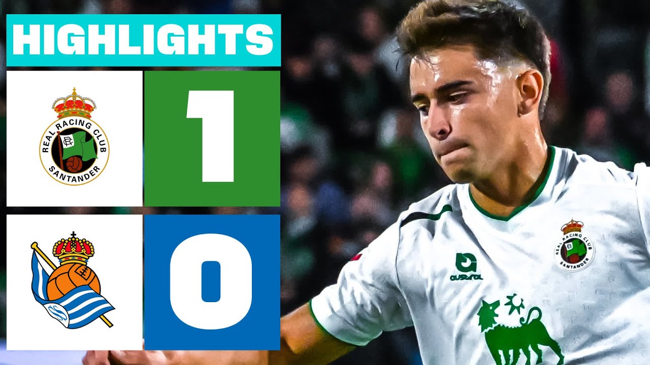 R. RACING CLUB 1 - 0 REAL SOCIEDAD B | RESUMEN LALIGA HYPERMOTION