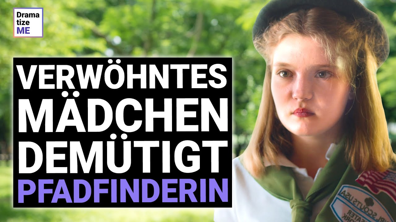 Sie demütigt ein blindes Mädchen