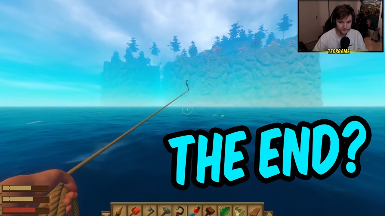 Reaching the Island of Death - Teo plays Raft with Paddy, Alex and Sammy
