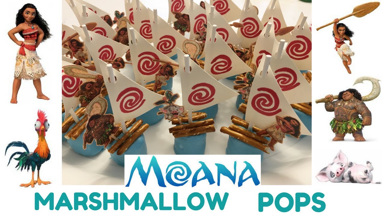 How to Make Moana Marshmallow Pops