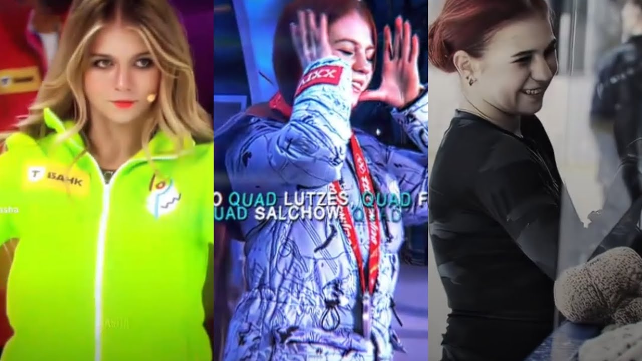 Figure skater Alexandra Trusova edit compilation pt.1