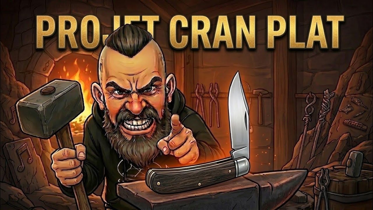 Vidéo tuto de la Berchère Family sur le projet cran plat 