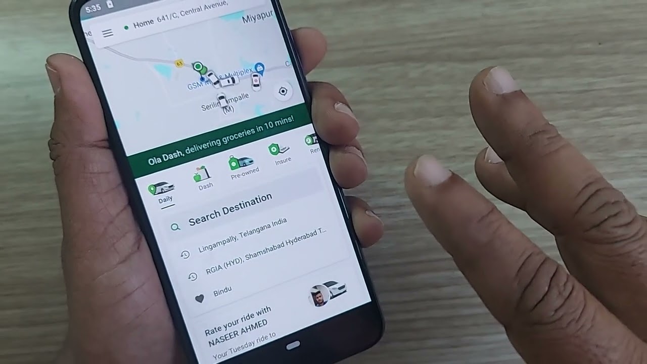 how to cancel ola mini cab which is already booked || step by step process in telugu || #ola