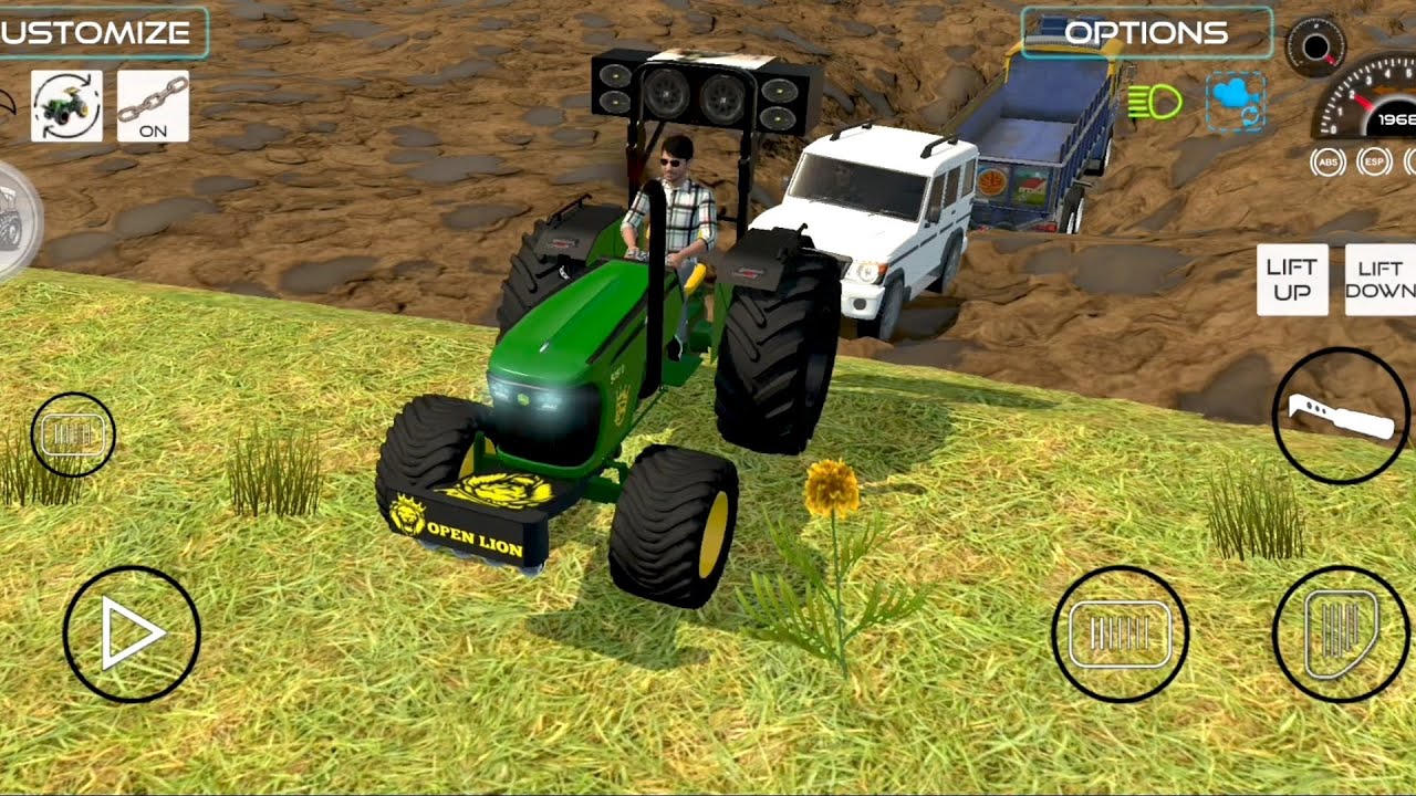 Truck or Bolero ko bachaya John Deere ne📷😇#status