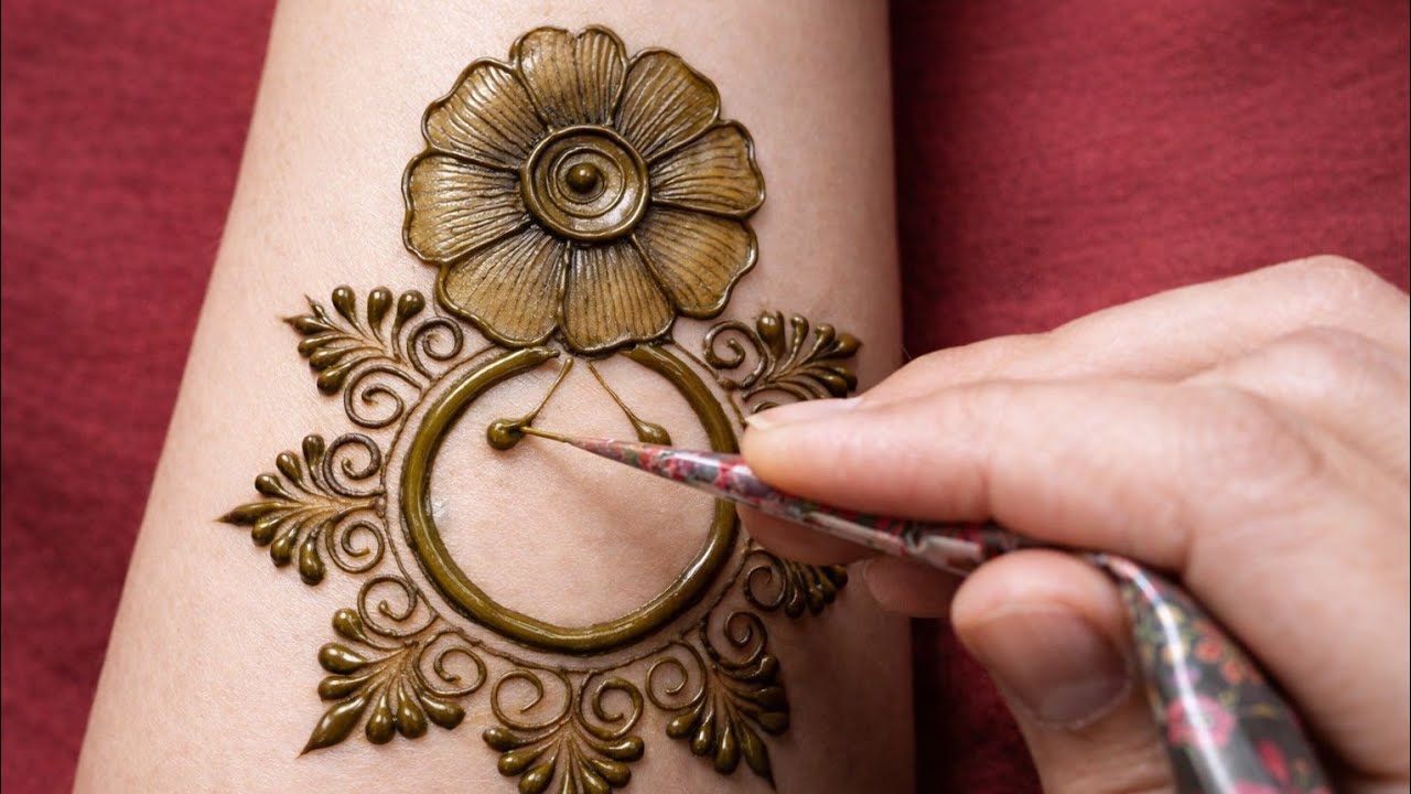 New beautiful front hand mehndi design || simple full hand mehndi design