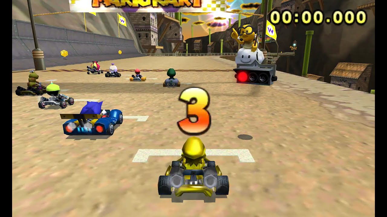 Wii Wario's Goldmine by Hmmburger, Necrozma - Mario Kart 7: Custom Track [1440p 60fps]