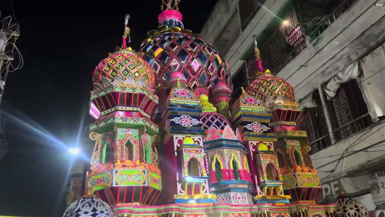 DHORAJI Muhrram મોહરમ ૧૦ રાત તાજીયા ધોરાજી