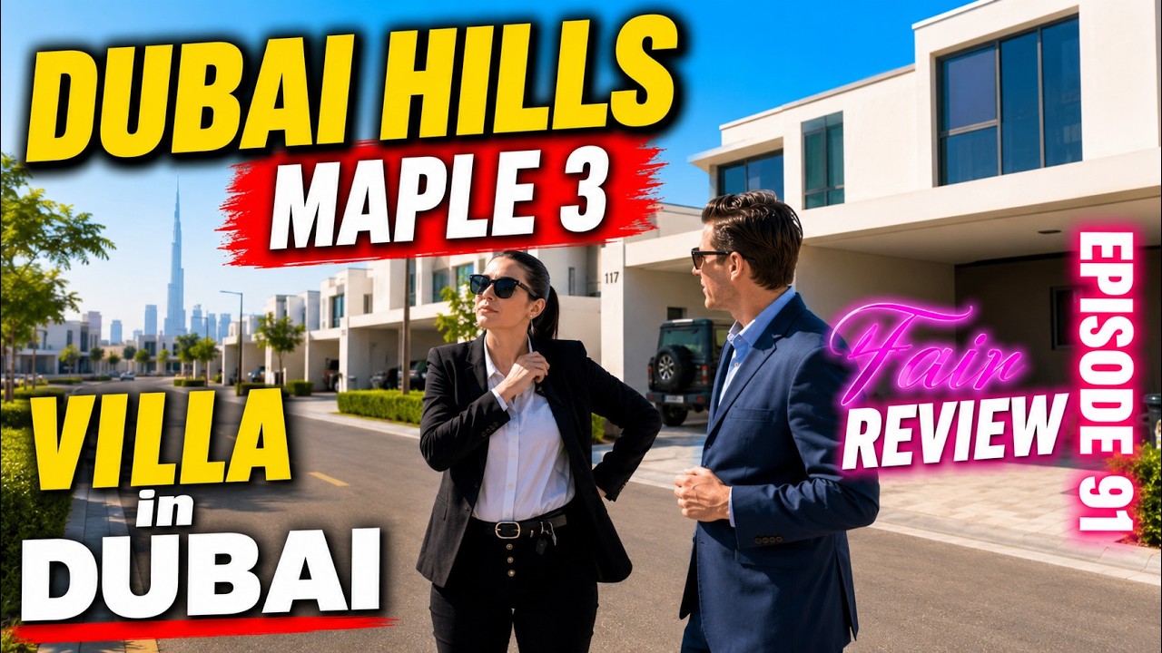 Fair review of 4 bedroom villa in Maple 3 Dubai Hills