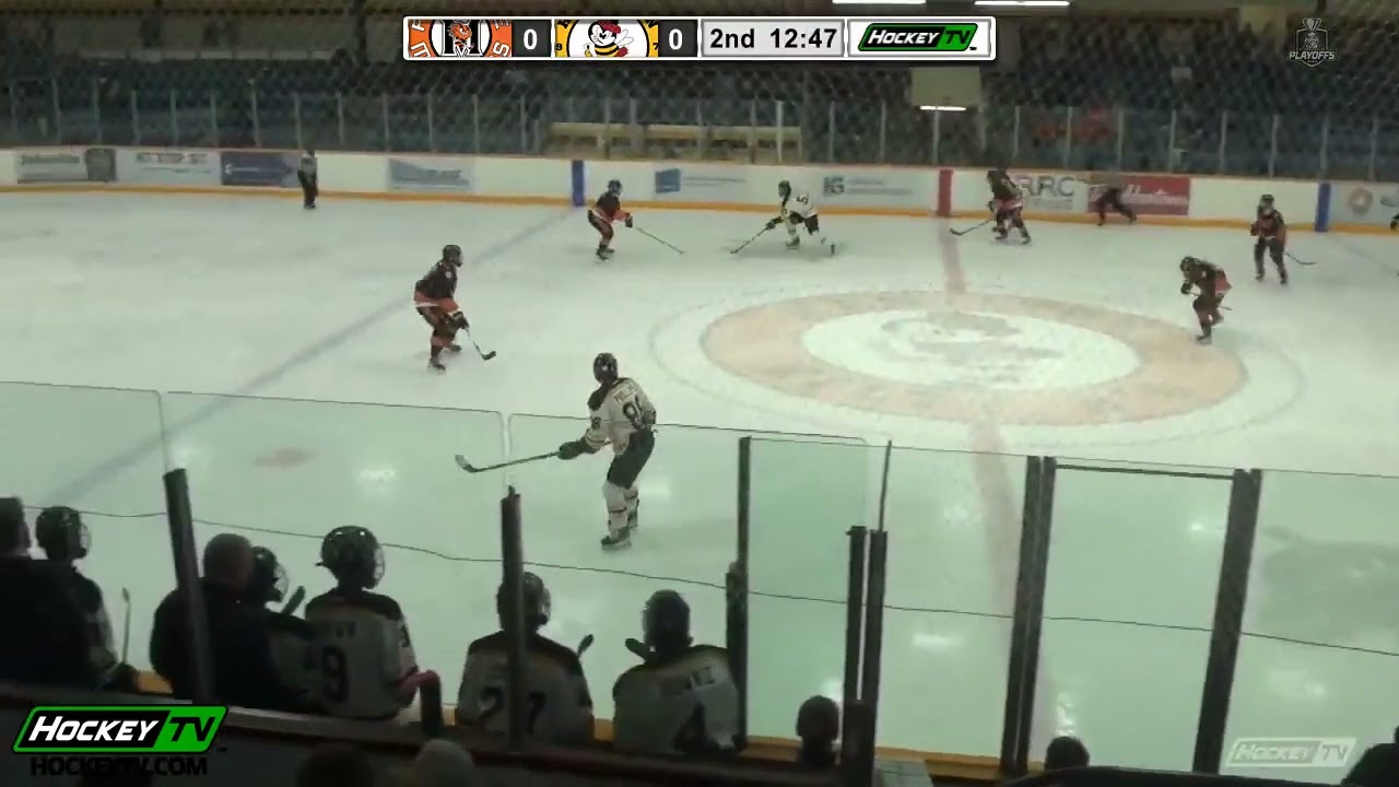 Hamilton Kilty B's - Dawson McKinney PO1 (Nathan Phillips, Torin Hession) FG vs Fort Erie Meteors