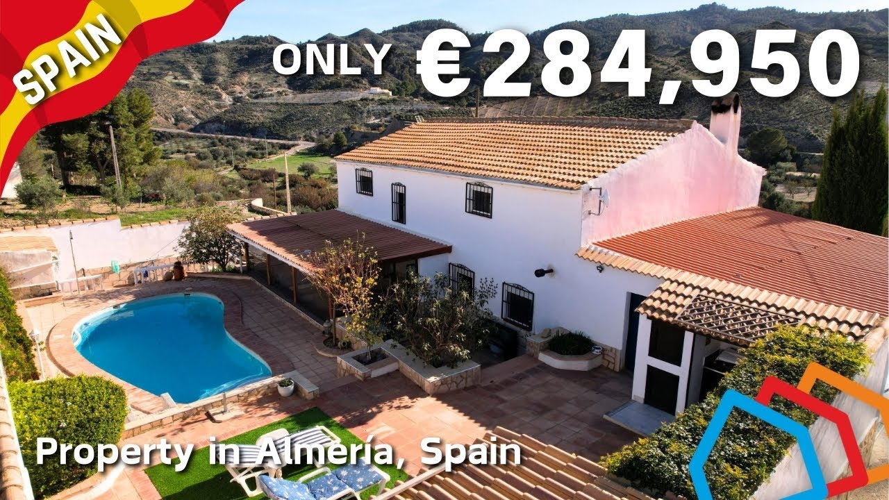 RESERVED! Country house for sale in Arboleas, Almeria, Spain | Cortijo Sierra | 8x4m pool & views!