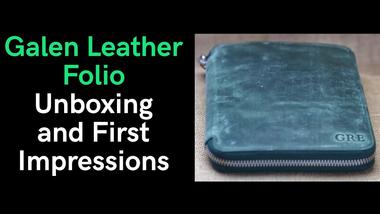 Galen Leather Folio Unboxing and First Impressions
