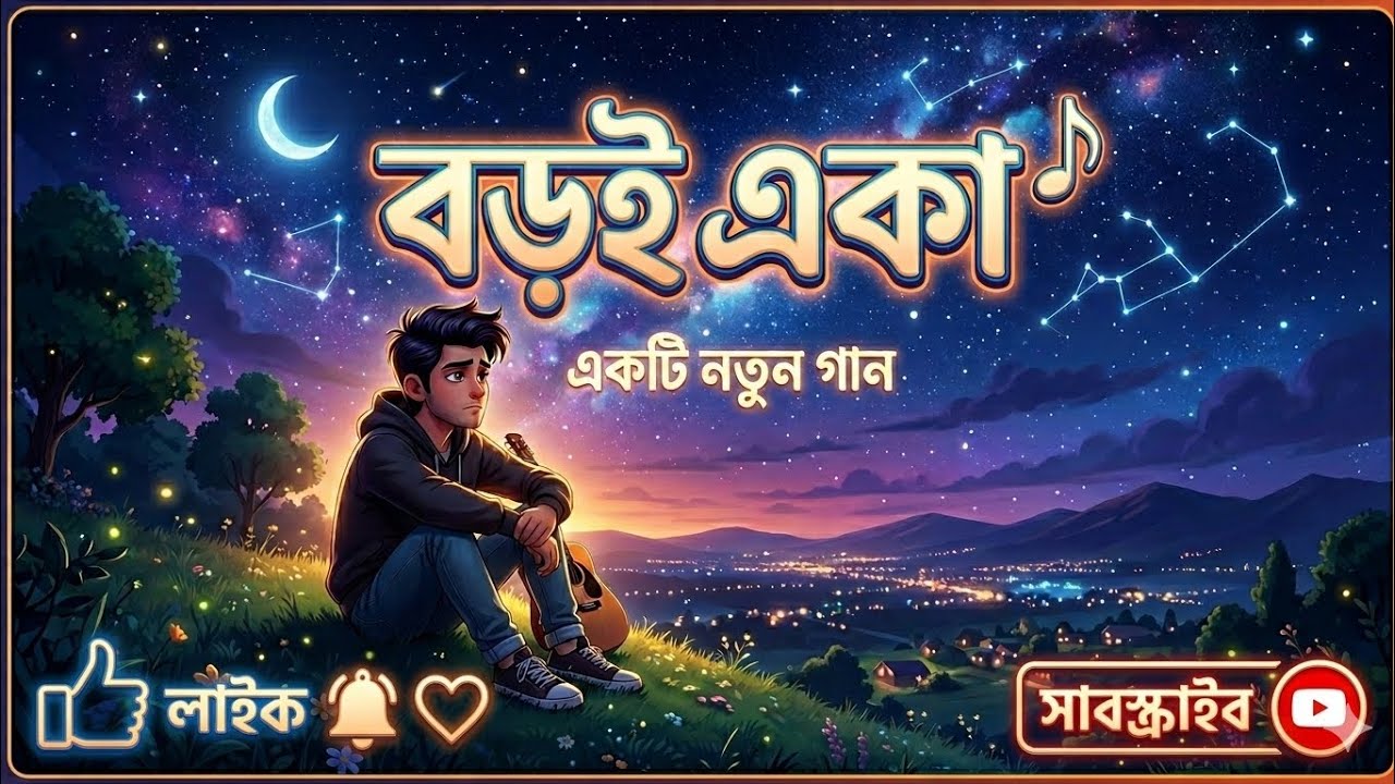 বড়ই একা । Boroi Eka | New Bengali song | নতুন বাংলা গান 