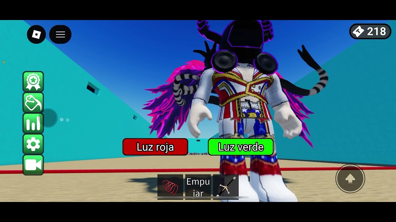Jugando juegos de Roblox prt 1 squid game with your friends (sorry if is copy right)