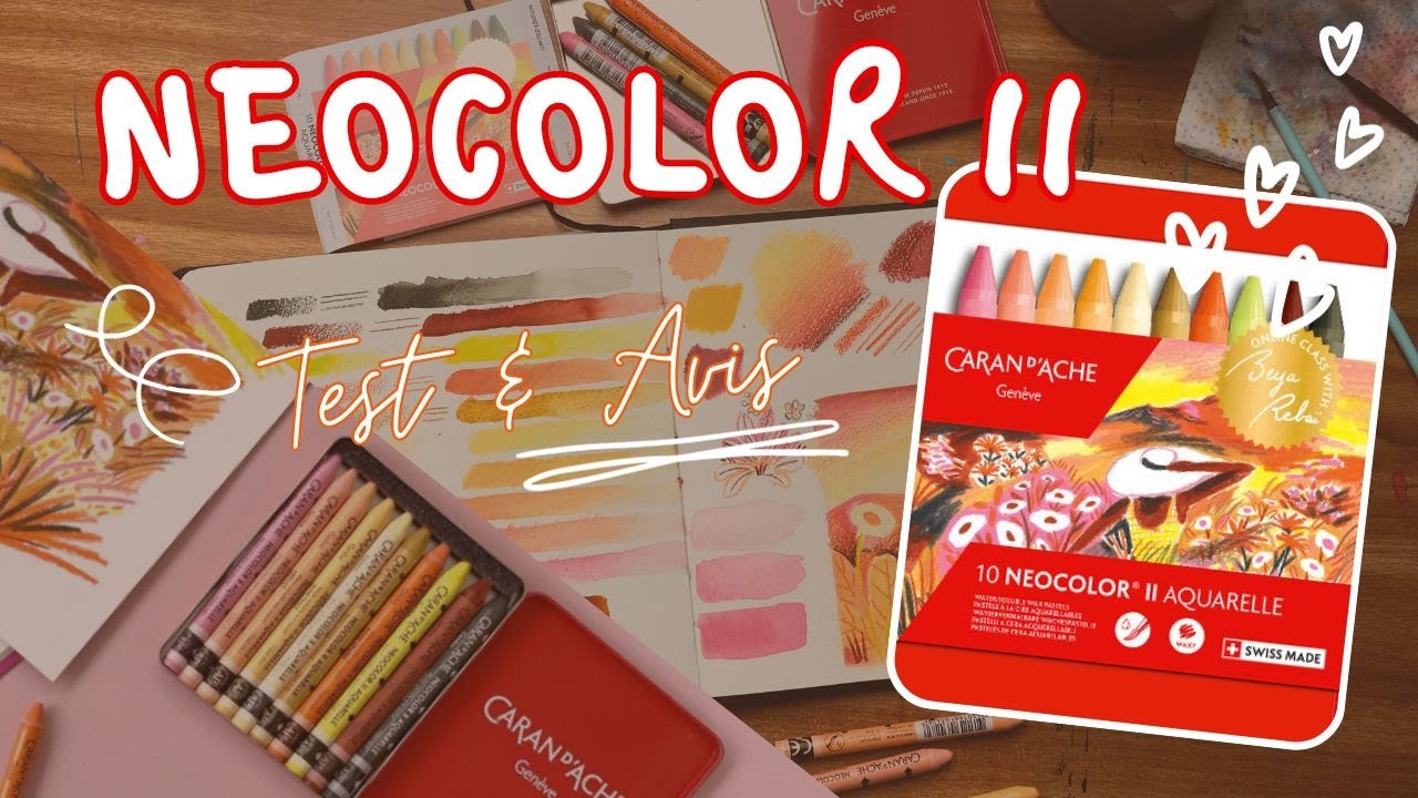 ★ Test & Speedpaint ★ Caran d'Ache Neocolor edition limitée ❤❤❤