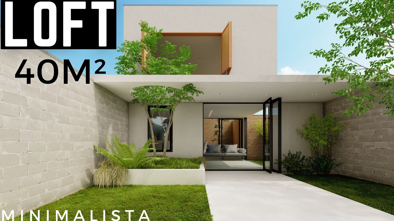 CASA LOFT 5X8 METROS MINIMALISTA