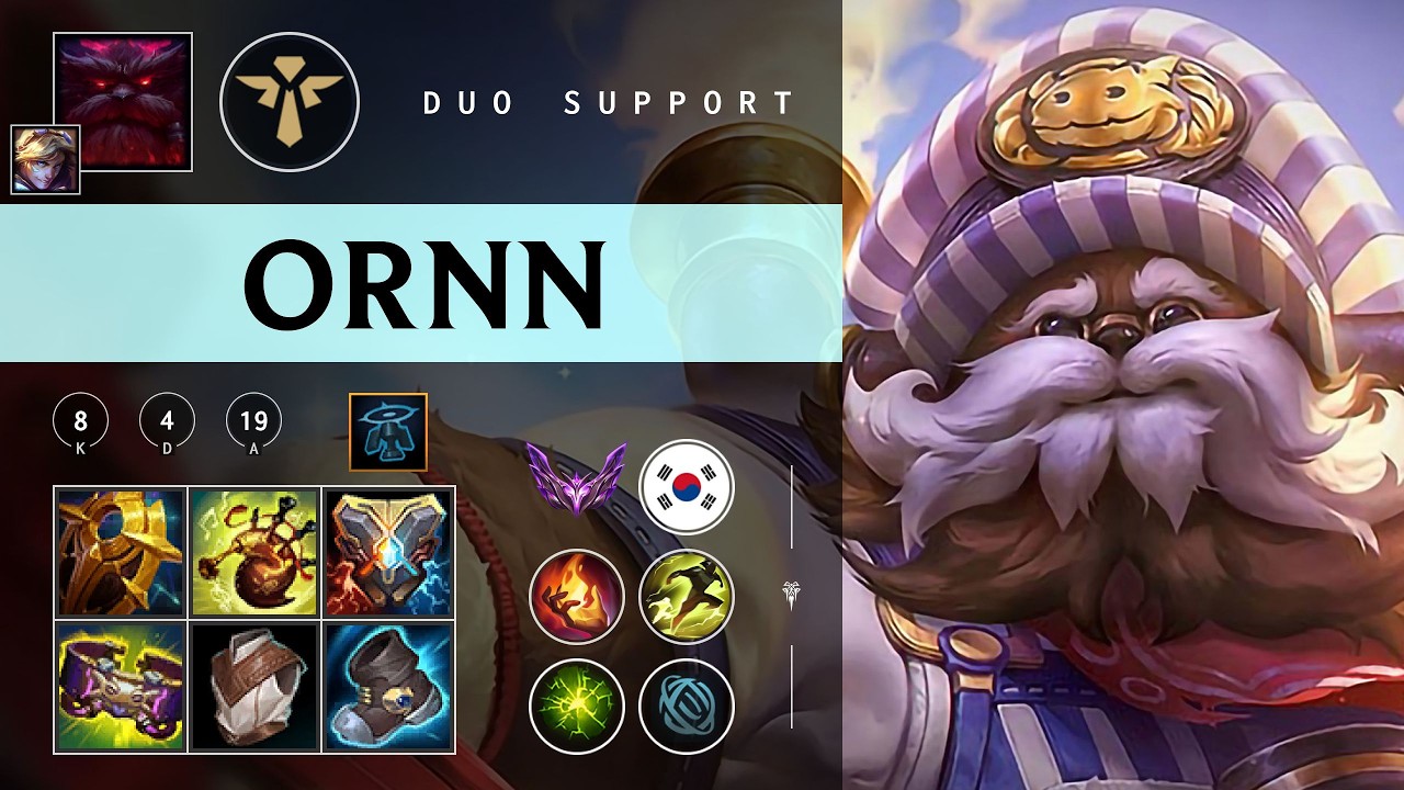 Ornn Support vs Leona - KR Master Patch 26.03