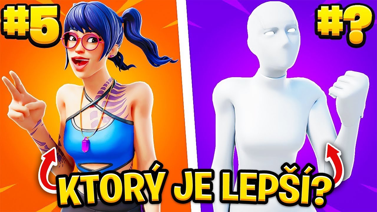 NAJLEPŠIE FORTNITE SKINY! Ktorý sa ti páči?