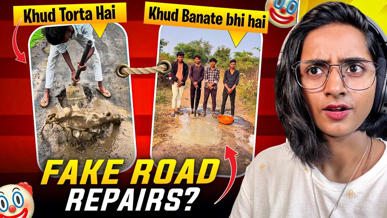 Fake road repair EXPOSED | SCAM kar rahe hai ye🤯