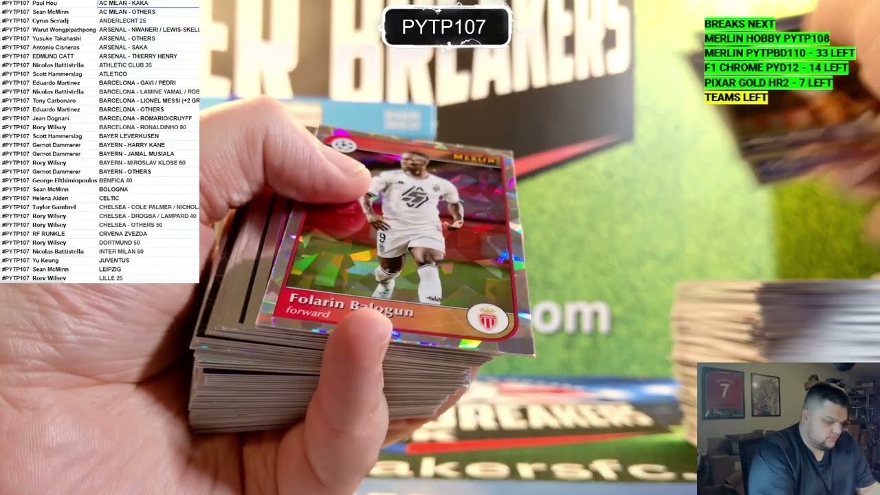 2024-25 Topps UEFA Chrome MERLIN Club Competitions MER25 Soccer 12 Hobby Box PYTP Case Break PYTP107