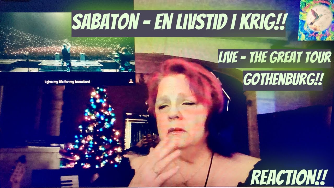 Sabaton - En Livstid I Krig - LIVE - The Great Tour - Gothenberg - Reaction!!