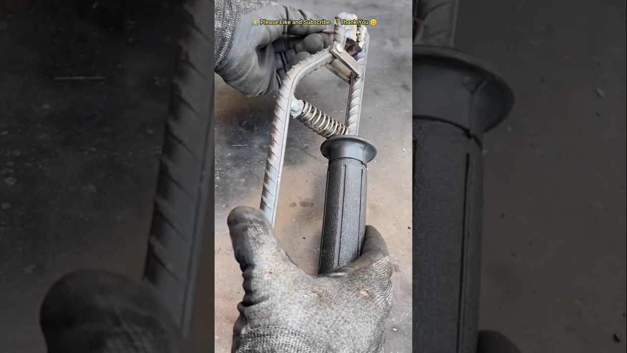 Homemade Welding Holder using iron rod #shorts #welding #diy #homemade