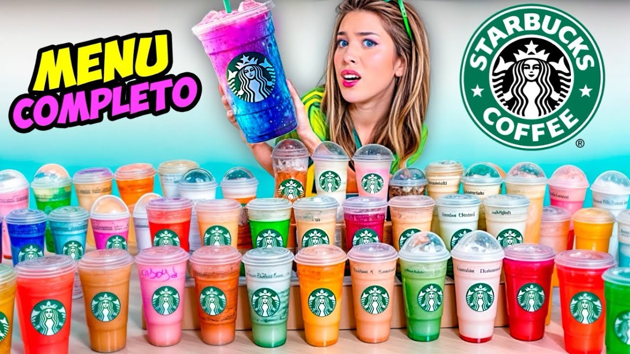MEZCLE TODAS LAS BEBIDAS DE STARBUCKS PARA HACER UNA GIGANTE