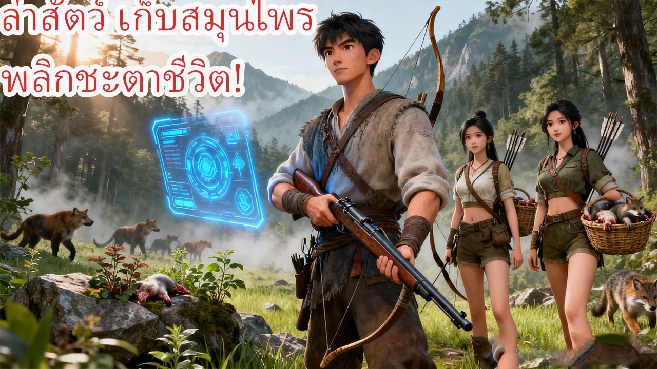 เกิดใหม่พร้อมระบบเช็กอิน ได้ทักษะล่าสัตว์ระดับเทพ พลิกชีวิตจากความจนในชนบท