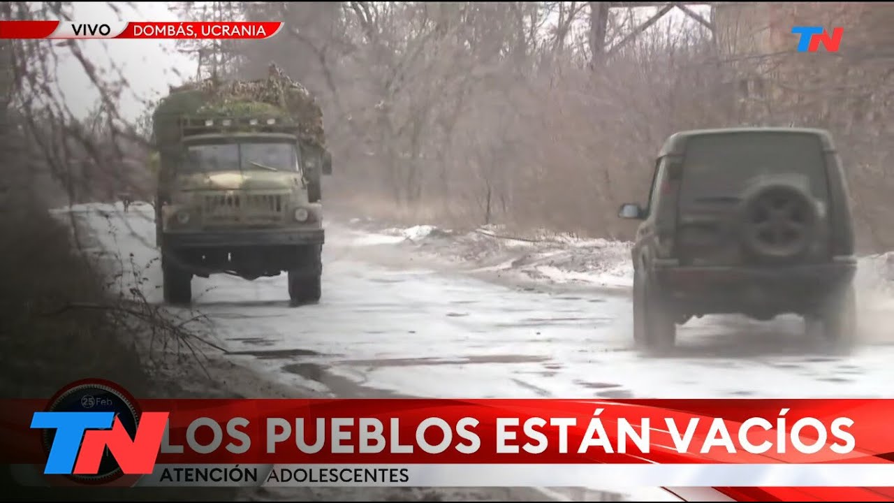 TN EN LA GUERRA: UN AÑO DEL HORROR. Nuevas detonaciones en la zona de combate