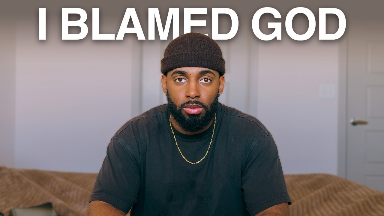 I was angry at God... and I finally told Him