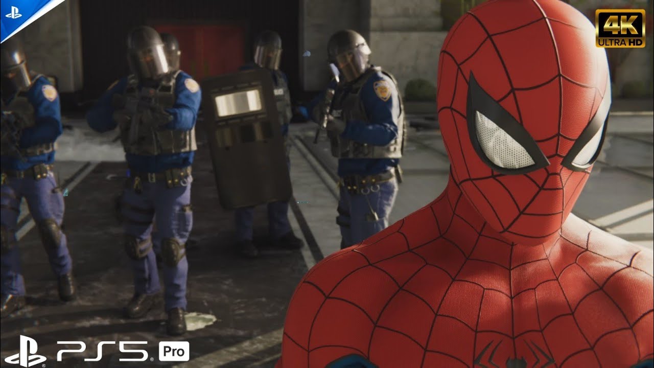 Marvel's Spider man Remastered ps5 pro 4k 60fps