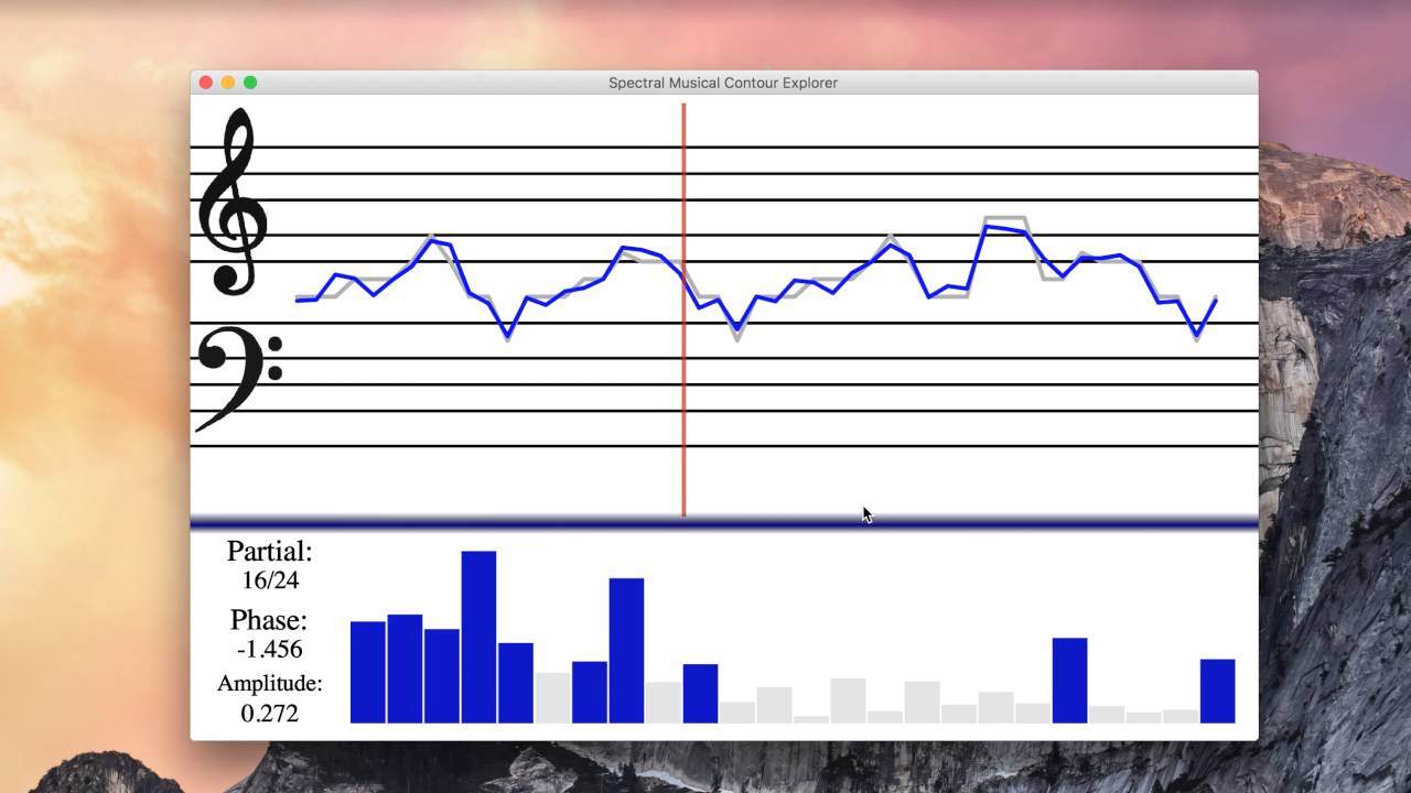Spectral Musical Contour Explorer