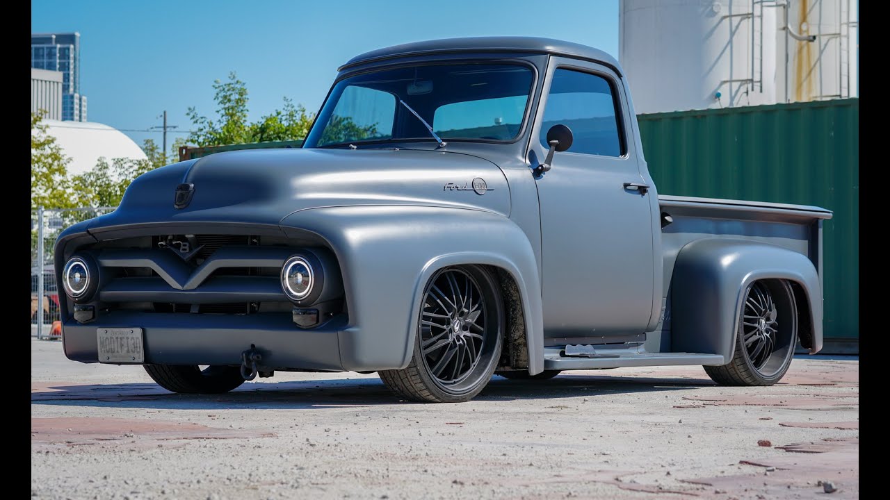 1955 Ford F-100 Restomod :  MAD GRAY  a.k.a MODIFI3D