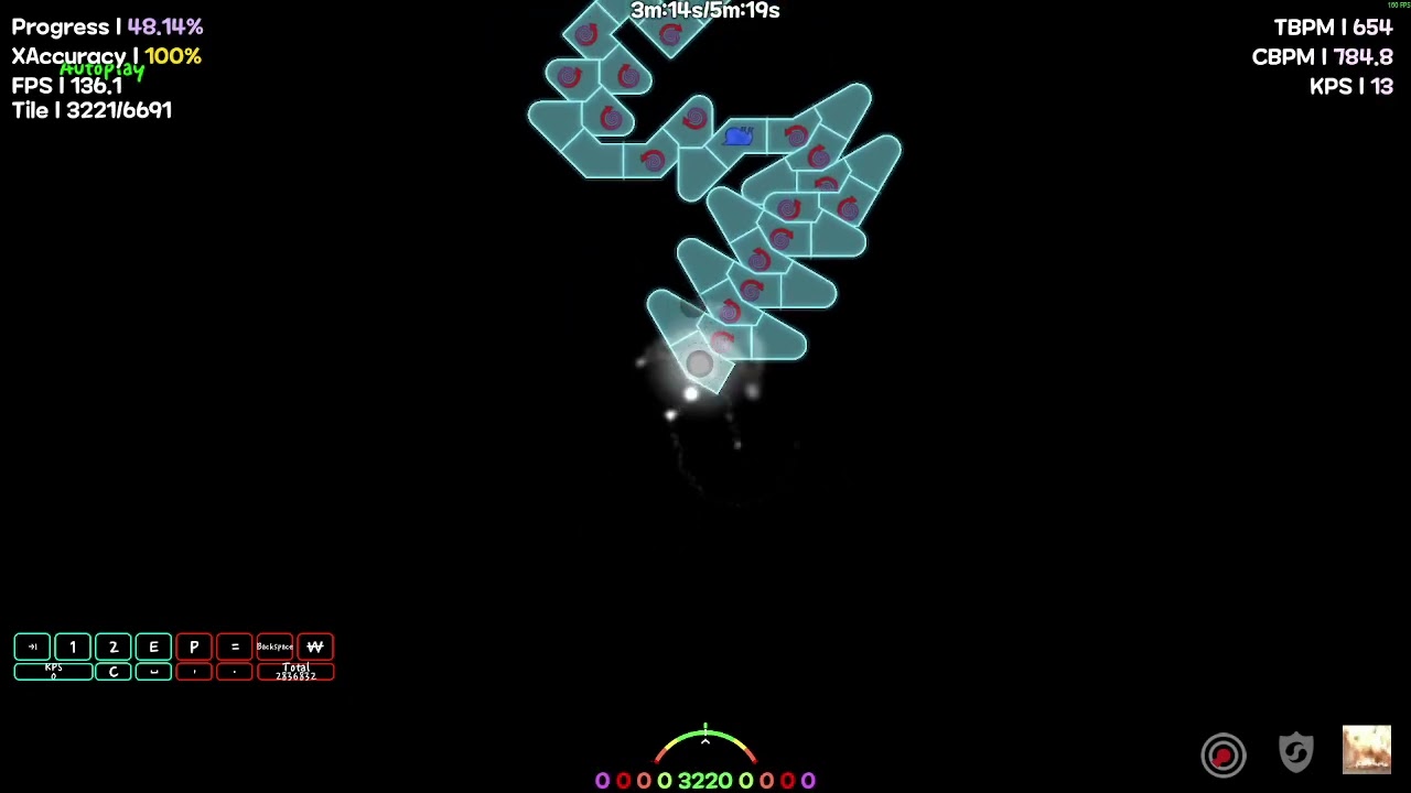 (ADOFAI Chart) XH - Kawaii Speedcore 654
