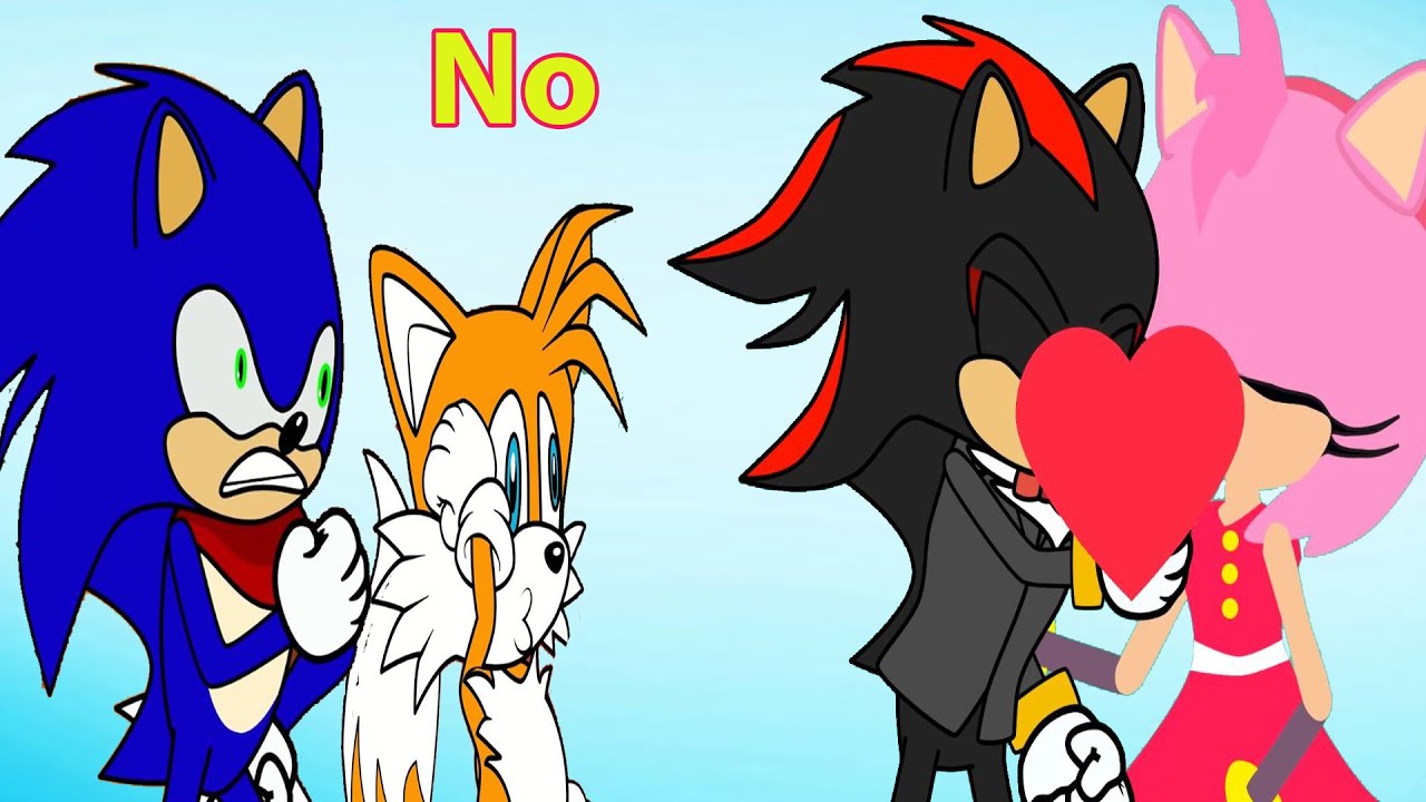 Sonic & Amy Squad With Shadow the Hedgehog Run for love - Sonic The hedgehog 2021 - kim100