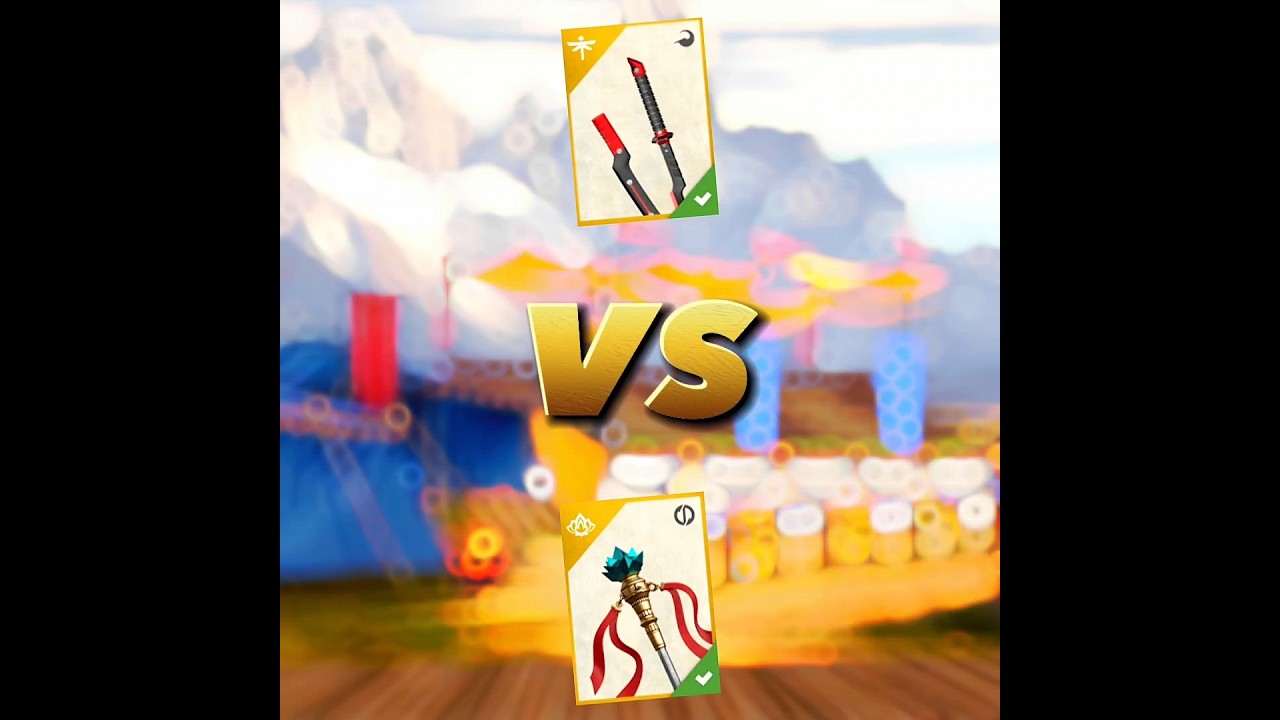 IAIDO KATANA Vs PROSPERITY STAFF SF3 Weapons Battle 🔥💀#editing #shadowfight2 #shadowfight3 #gaming