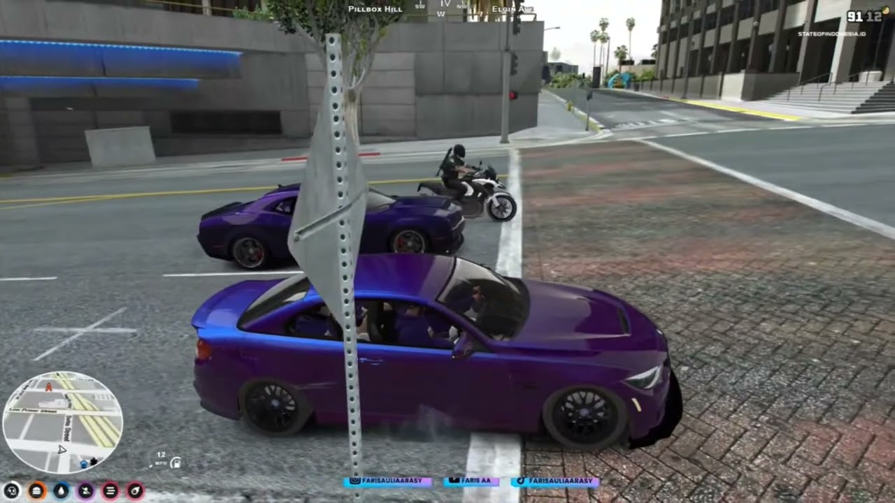 R-GANG ISENGIN POLISI  #stateofindonesia #soifw #gtav