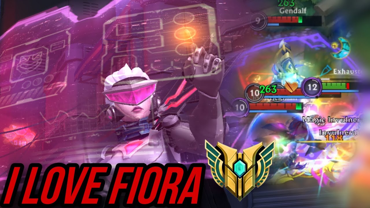 FIORA BEST CHAMPION FOR ME IN WILDRIFT