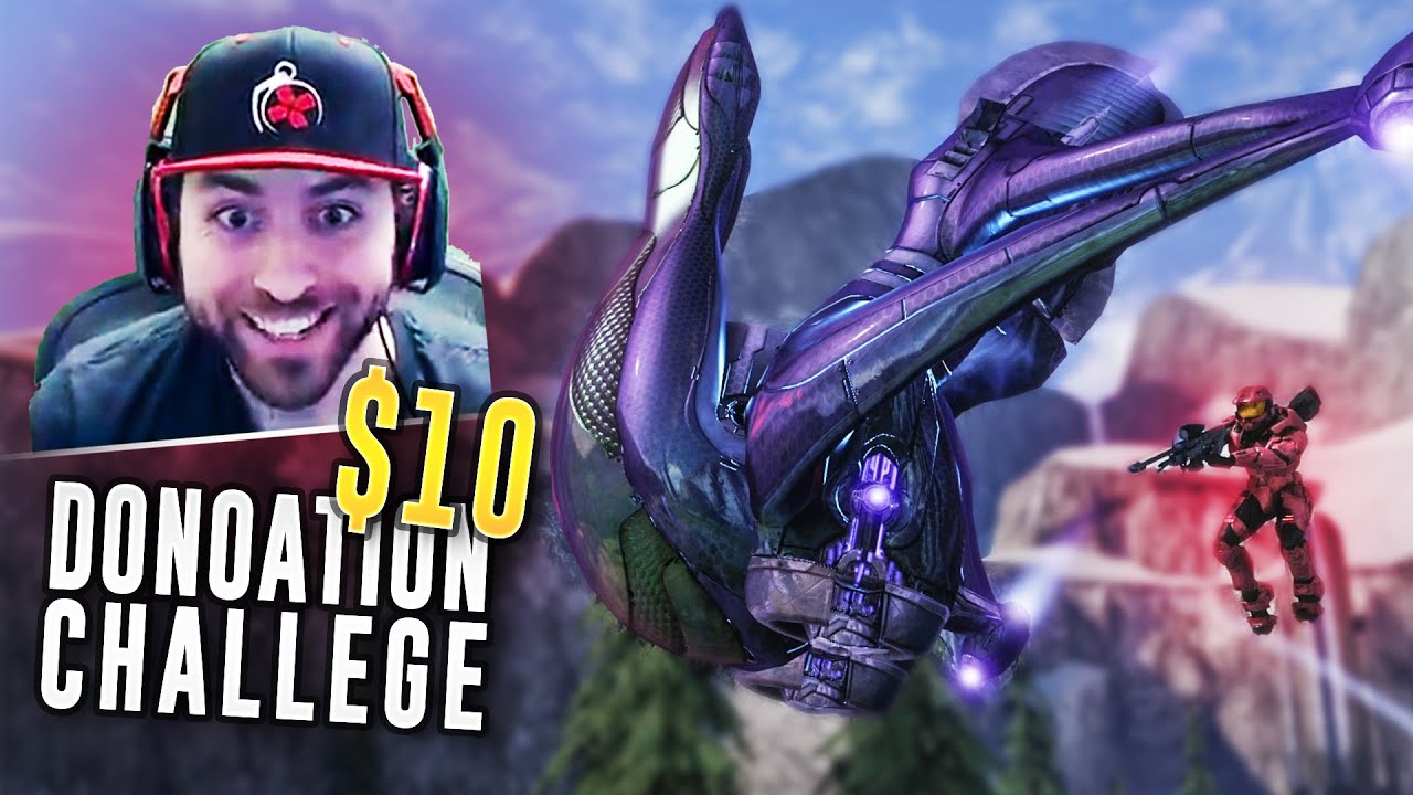 NADED CRUSHES THIS $10 DONO CHALLENGE! - Halo Twitch Clips & Funny Moments #63