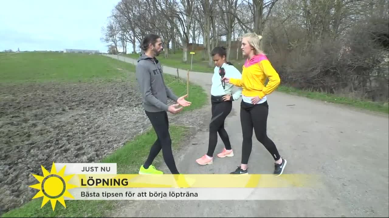 Bästa tipsen för att börja löpträna - Nyhetsmorgon (TV4)