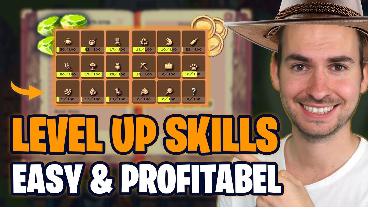 So LEVELST du EASY & PROFITABEL deine Skills / Berufe in Pixels (deutsch)