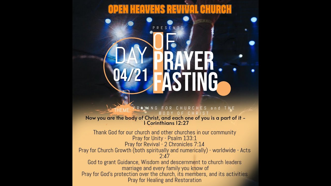 21 Days of prayer and fasting (Day 4)