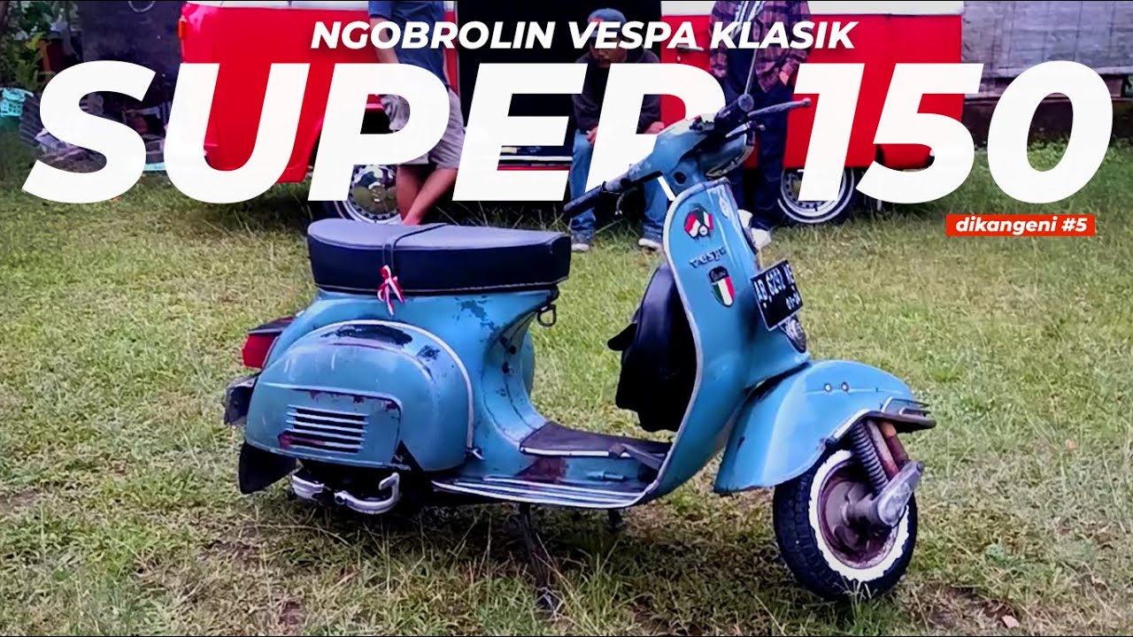 VESPA SUPER 1980 ORIGINAL PAINT! Pajaknya Cuma 15 Ribu!